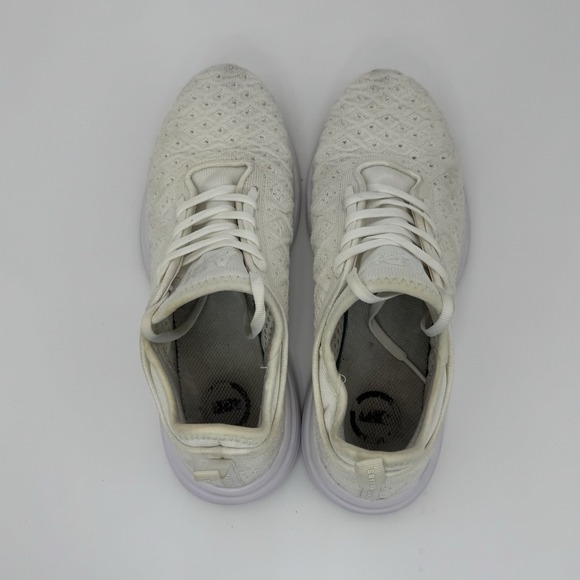 APL Unisex 3D StretchTechloom Phantom Sneaker White Cream US size Women 8.5 Men7 - Picture 5 of 11